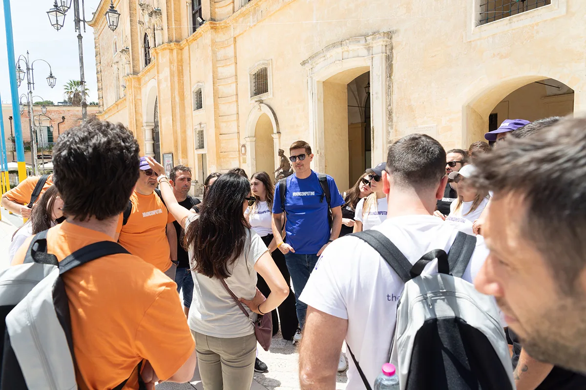 Esperienza di team building a Matera