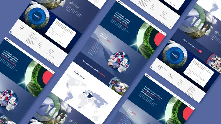 Le landing page localizzate delle diverse sedi All4Labels