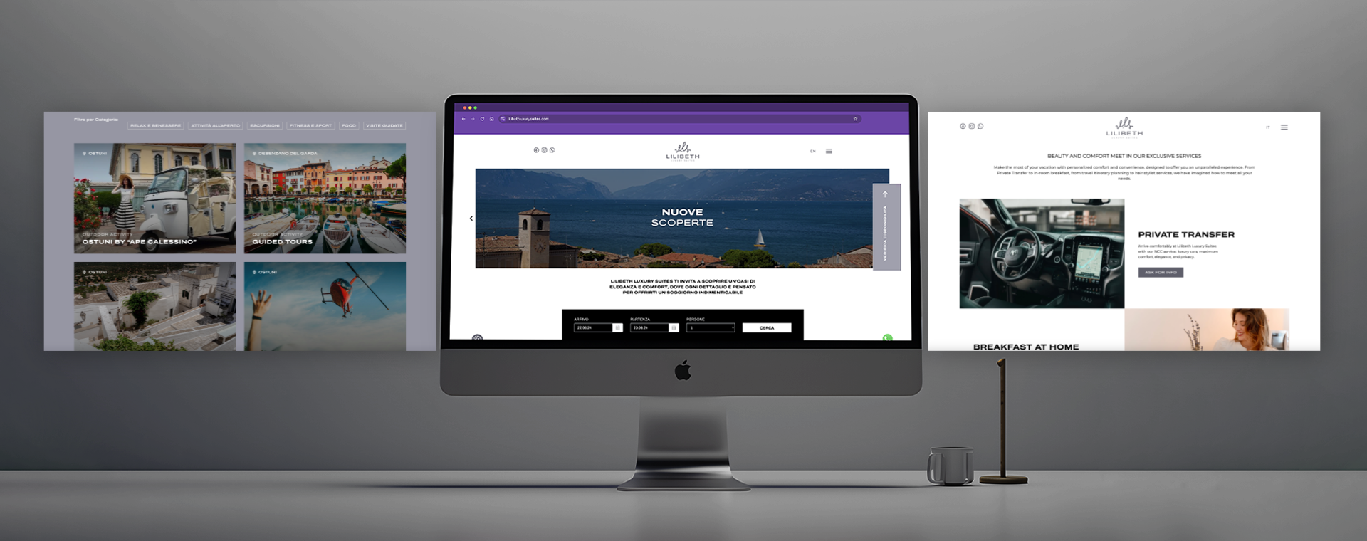 Il sito di Lilibeth Luxury Suites