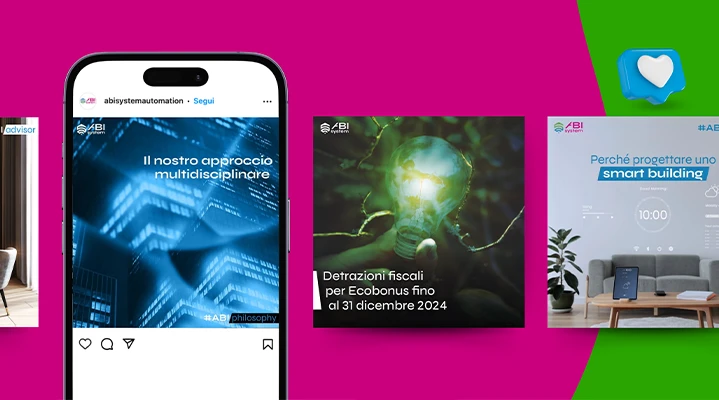 Il sito di ABI System su desktop