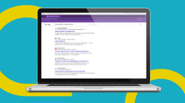 Il sito di Gecab Prefabbricati su desktop