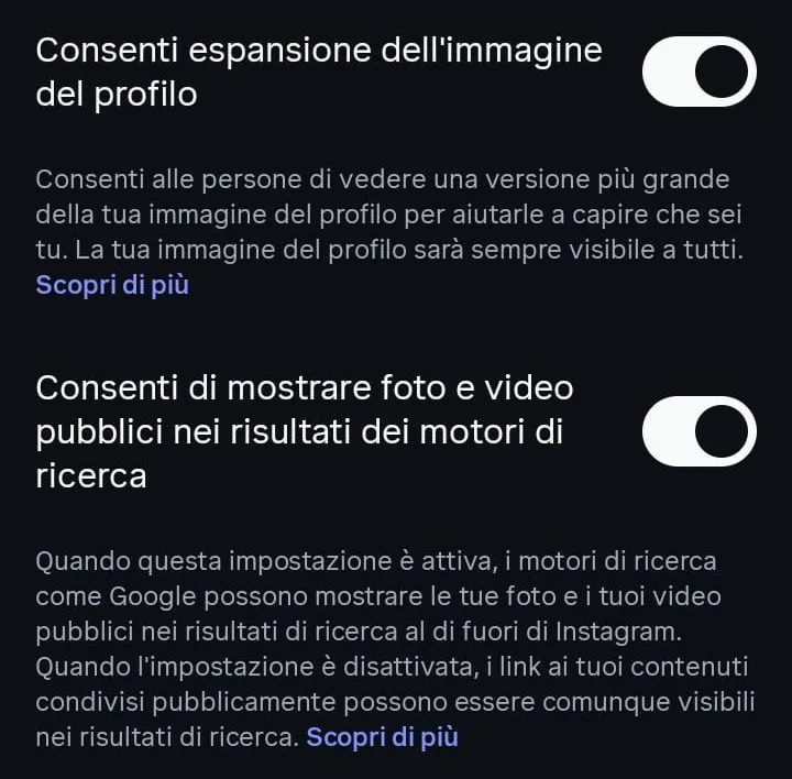 foto instagram su google come fare